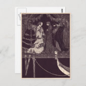 Carte Postale Illustrations d'Edgar Allan Poe de Clarke (Devant / Derrière)