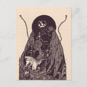 Carte Postale Illustrations d'Edgar Allan Poe de Clarke