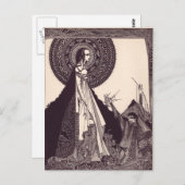 Carte Postale Illustrations d'Edgar Allan Poe de Clarke (Devant / Derrière)