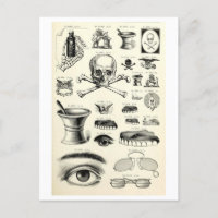 Carte postale Illustrations Déplaisantes vintages