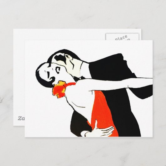 Carte Postale Illustrations vintages (Devant / Derrière)