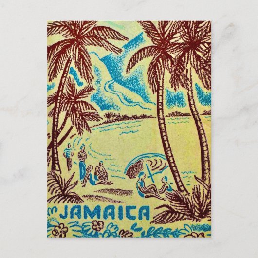 Carte postale illustrée de Jamaïque (Devant)