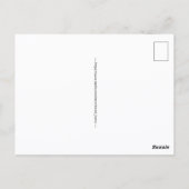 Carte postale illustrée de l'Australie (Dos)