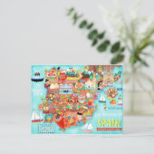 Carte postale illustrée de l'Espagne () (Debout devant)