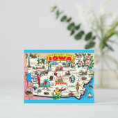 Carte postale illustrée de l'Iowa (Debout devant)