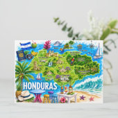 Carte postale illustrée du Honduras (Debout devant)