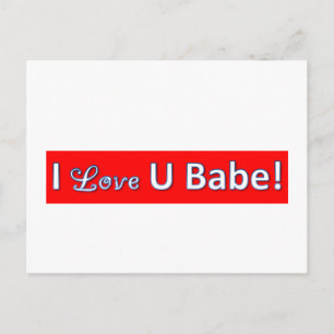 Carte Postale iloveyoubabe