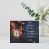 Carte Postale Ils Disent Que Le Temps Change Tout (Debout devant)