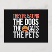 Carte Postale Ils Mangent Les Chiens Les Chats Les Animaux Hallo (Devant)