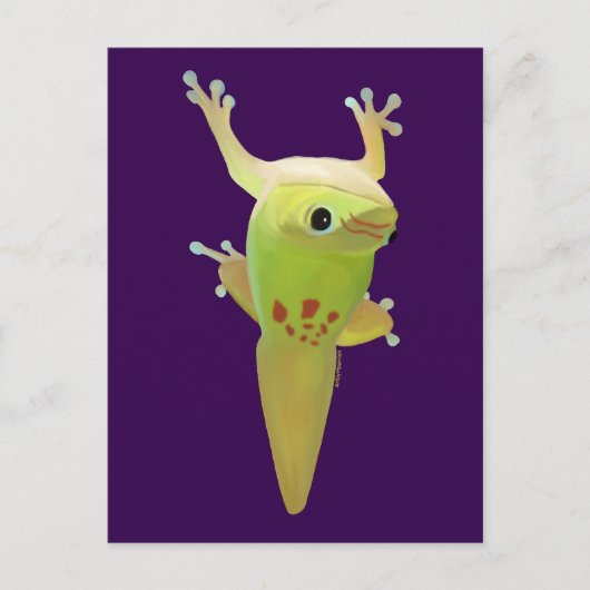 Carte Postale Ils m'appellent des orteils collants ! DAY GECKO (Devant)