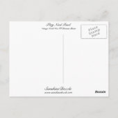 Carte Postale Ils ont besoin de nourriture ~ Plante Plus de hari (Dos)