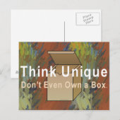 Carte Postale ILS pensent unique (Devant / Derrière)