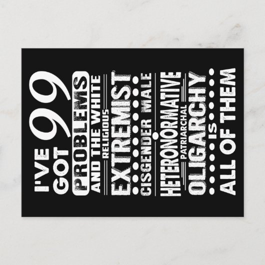 Carte Postale Ils sauront qui vous êtes avec ça (Devant)