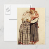 Carte Postale Ilya Repin : Deux femmes (Devant / Derrière)