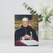 Carte Postale Ilya Repin- Portrait de Konstantin Pobedonostsev (Debout devant)