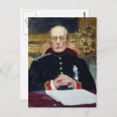 Carte Postale Ilya Repin- Portrait de Konstantin Pobedonostsev (Devant / Derrière)
