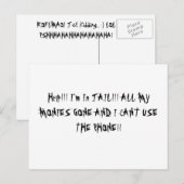 Carte Postale Im En Prison J/K (Devant / Derrière)