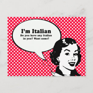 CARTE POSTALE IM ITALIAN - VOUS VOULEZ L'ITALIEN EN VOUS
