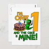 Carte postale I'M ONE ! - personnaliser (Devant / Derrière)