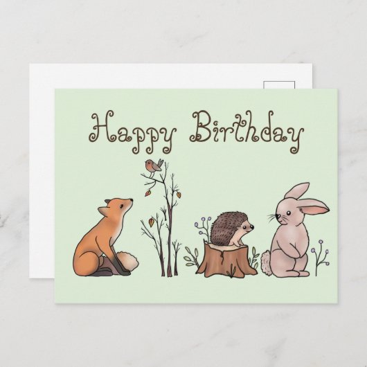 Carte Postale Im Wald (Devant / Derrière)