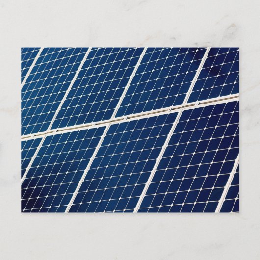 Carte Postale Image amusante d'un panneau solaire (Devant)