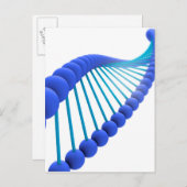 Carte Postale Image Conceptuelle De L'ADN 5 (Devant / Derrière)