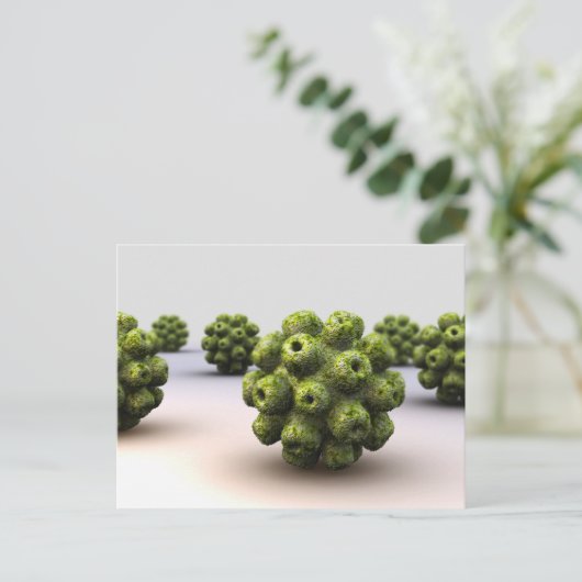 Carte Postale Image Conceptuelle De Polyomavirus (Debout devant)