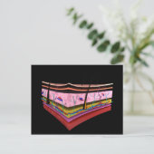 Carte Postale Image Conceptuelle Des Couches De La Peau Humaine  (Debout devant)