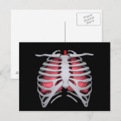 Carte Postale Image Conceptuelle Des Poumons Humains Et De La Ca (Devant / Derrière)