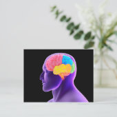 Carte Postale Image Conceptuelle Du Cerveau Humain 7 (Debout devant)