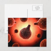 Carte Postale Image Conceptuelle Du Plasmodium À L'Origine Du Pa (Devant / Derrière)