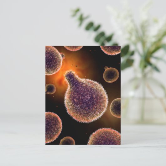 Carte Postale Image Conceptuelle Du Plasmodium Provoquant Le Pal (Debout devant)