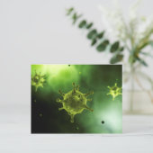 Carte Postale Image Conceptuelle Du Virus Commun (Debout devant)
