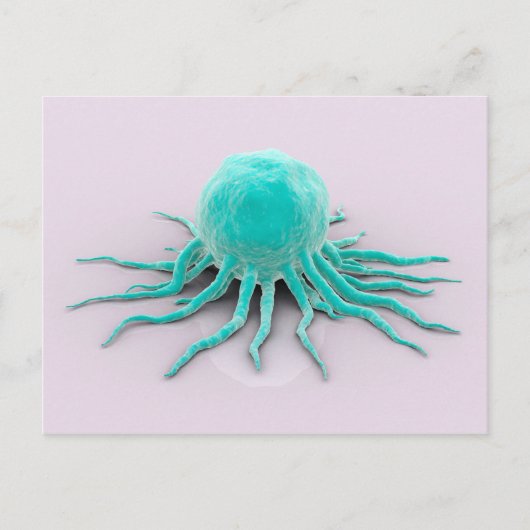 Carte Postale Image Conceptuelle Du Virus Du Cancer 2 (Devant)