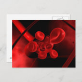 Carte Postale Image Conceptuelle D'Un Bateau De Sang (Devant / Derrière)