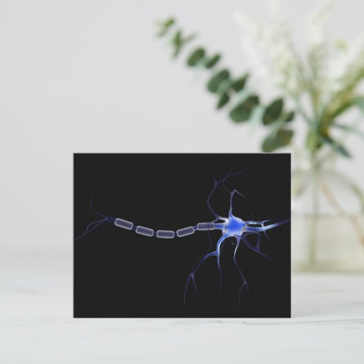 Carte Postale Image Conceptuelle D'Un Neuron 2 (Debout devant)