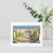 Carte Postale Image couleur de la promenade des dunes de plage F (Debout devant)