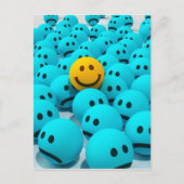 Carte Postale Image d'amusement de visage (Devant)