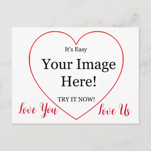 Carte Postale Image Dans La Saint-Valentin Du Cœur (Devant)