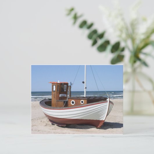 Carte Postale Image de bateau de pêche (Debout devant)