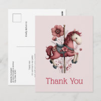Image de cheval de carrousel fantaisiste Merci