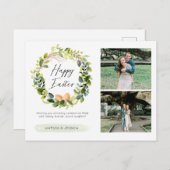 Carte Postale Image de Joyeuses Pâques (Devant / Derrière)