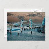 Carte Postale Image de la banque sud de Londres en sélénium (Devant / Derrière)