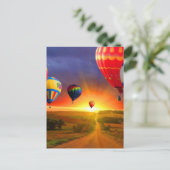 Carte Postale image de la montgolfière (Debout devant)