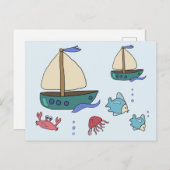 Carte Postale Image de l'eau (Devant / Derrière)