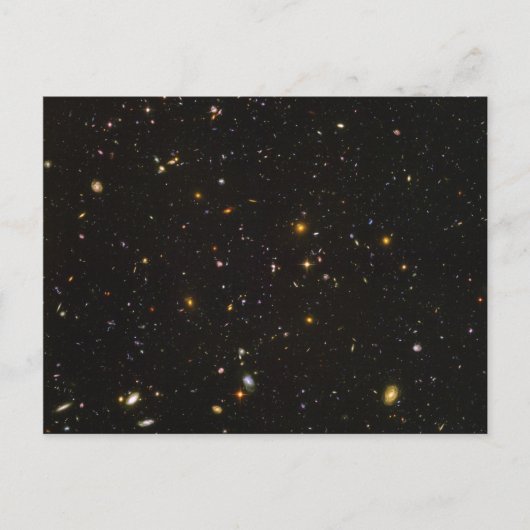 Carte Postale Image de l'espace de champ ultra profond Hubble (Devant)