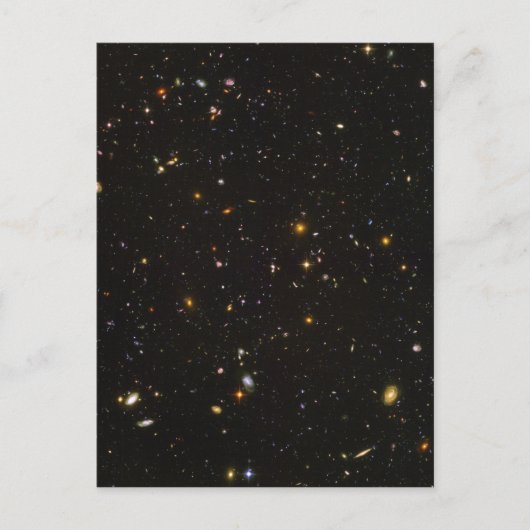 Carte Postale Image de l'espace de champ ultra profond Hubble (Devant)
