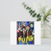 Carte Postale image de mode rock punk (Debout devant)