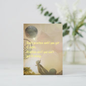Carte Postale Image De Netball Motivationnelle Avec Citation (Debout devant)