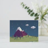 Carte Postale Image de nuit étoilée (Debout devant)